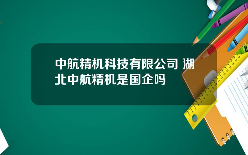 中航精机科技有限公司 湖北中航精机是国企吗